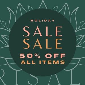 50% OFF SITEWIDE